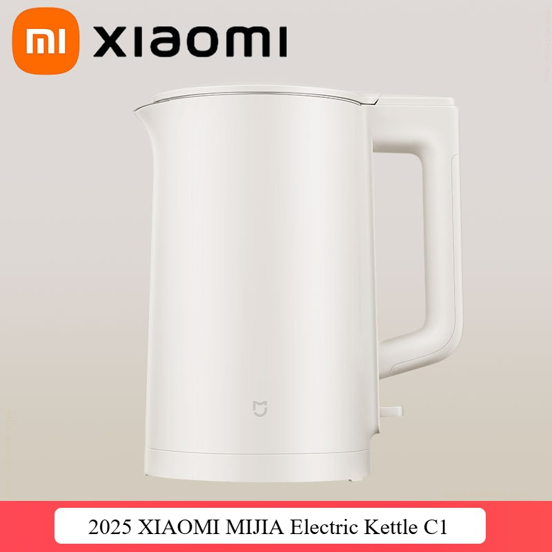 2025 XIAOMI MIJIA Electric Kettle C1 Fast Hot boiling Stainless 1500W Water Kettle Teapot 1.5L Electric Kettles For Home 220V