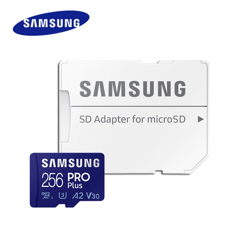 Samsung Pro Plus Micro Sd 256Gb Scheda Di Memoria 128Gb Classe 10 U3 Scheda Microsd A2 V30 Trans Flash 512Gb U3 4K Micro Sdxc