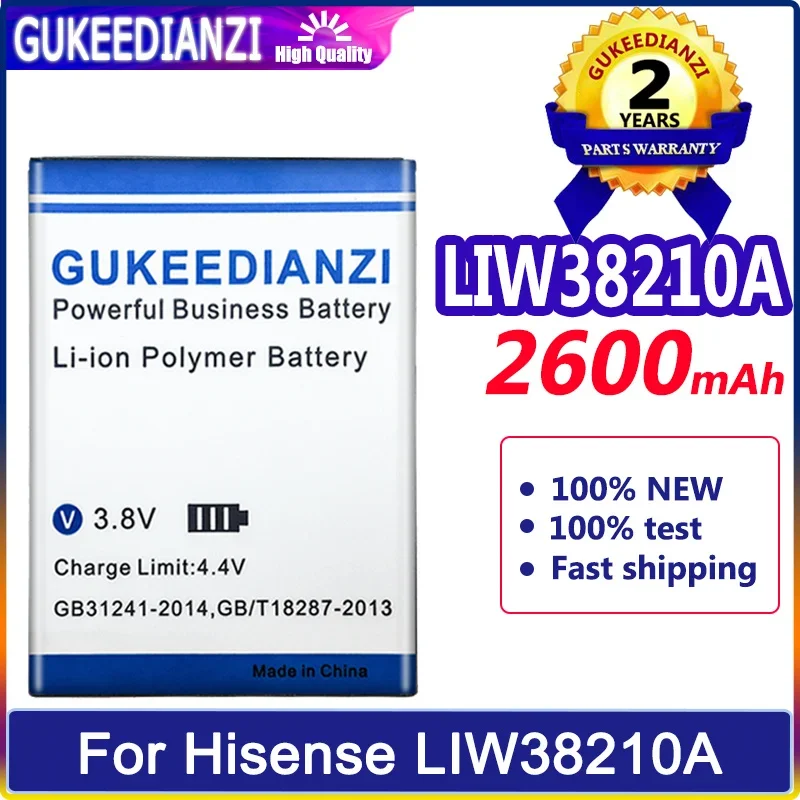 

Запасной аккумулятор GUKEEDIANZI 2600 мАч для Hisense LIW38210A мобильный телефон