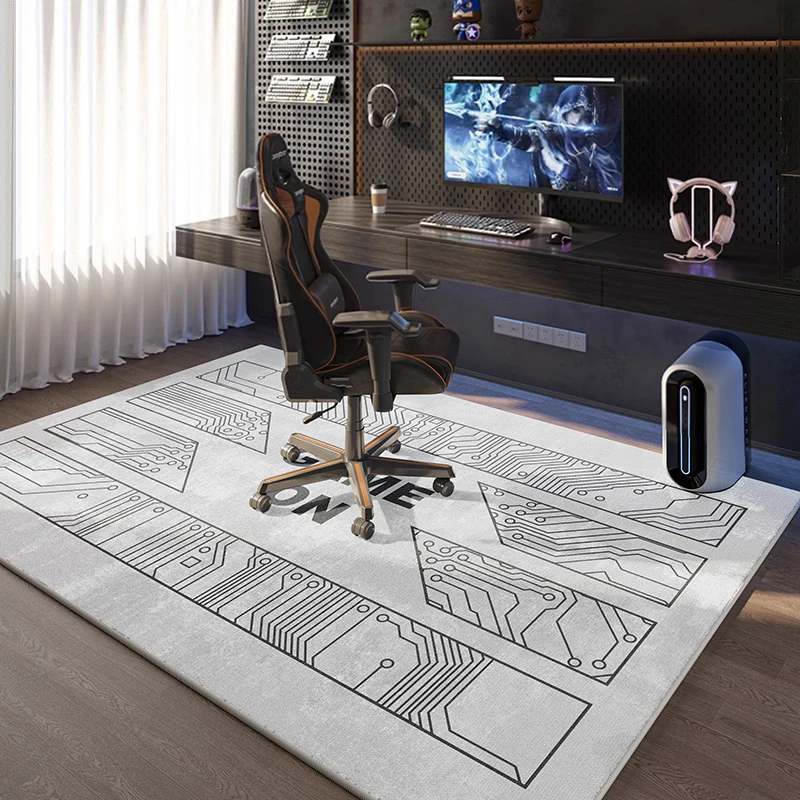 Solid Chair Mat Study Carpet Non-slip Waterproof Soundproof