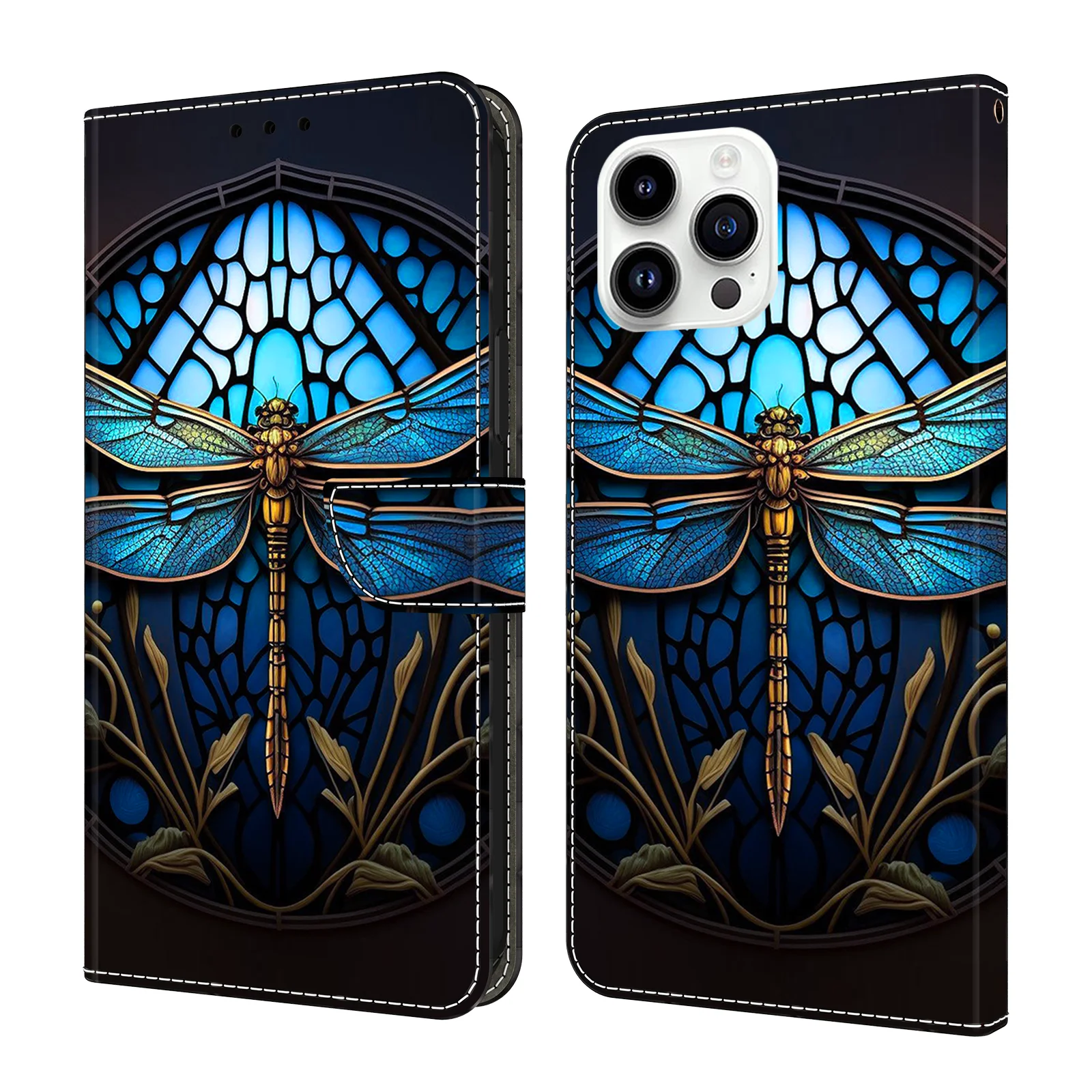 3D Magnetic Flip Leather Wallet Phone Case