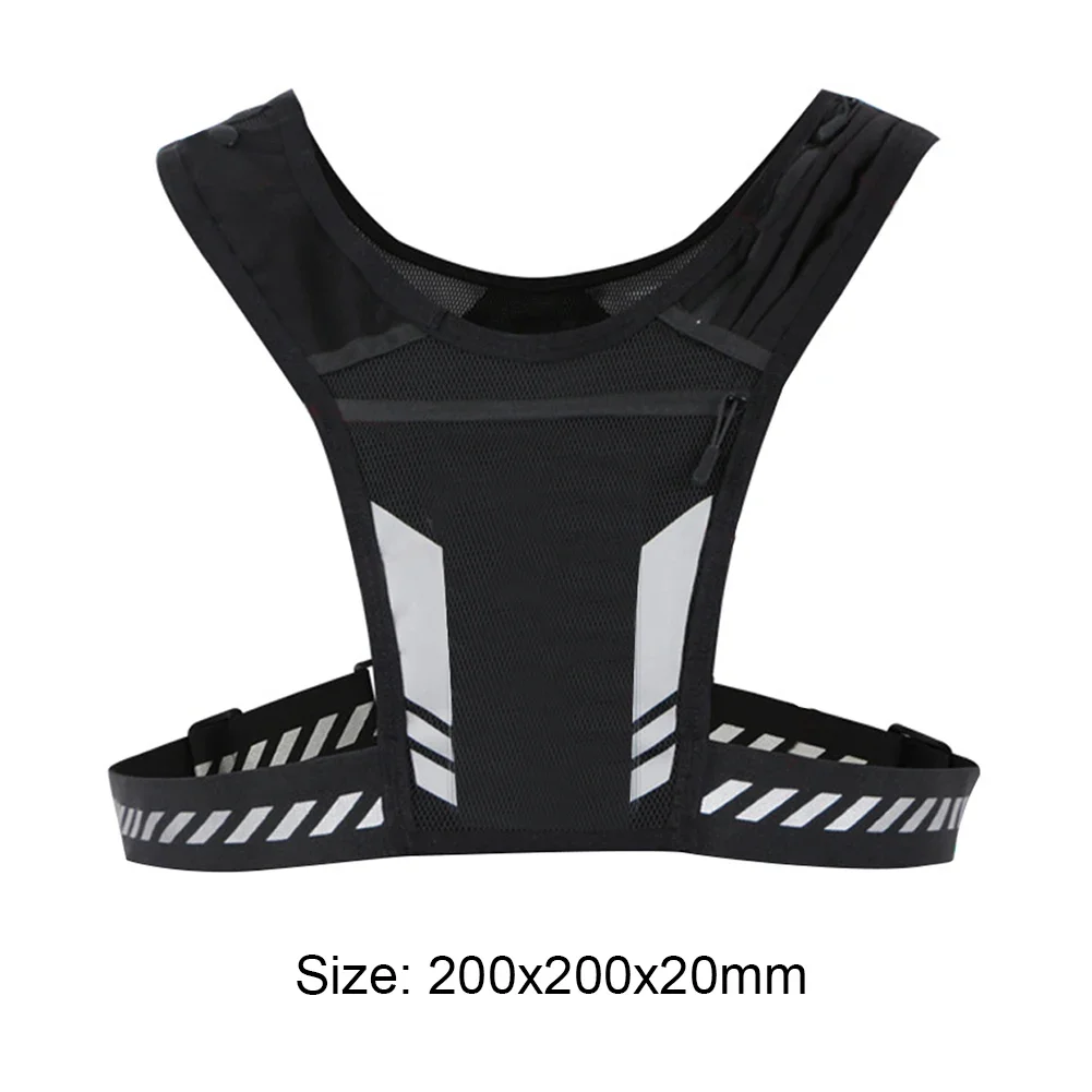 Reflective Running Backpack Mesh Breathable Mobile Phone Pouch Lightweight Elastic Women Men Large Capacity for Jogging Fitness 6