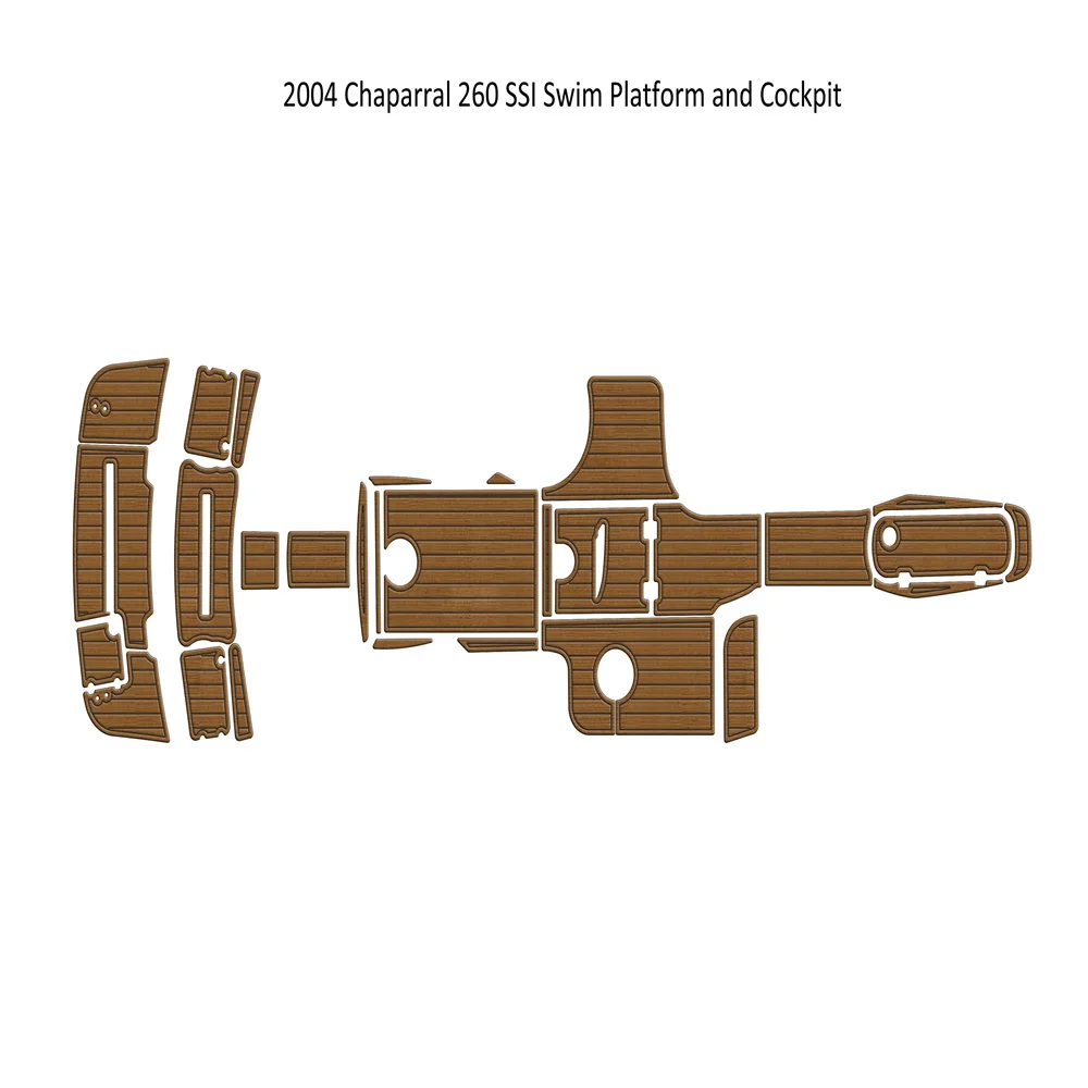 2004 Chaparral 260 SSI Swim Platform Cockpit Boat EVA Foam Teak Deck Floor Pad SeaDek MarineMat Style Self Adhesive 2003 2007 chaparral 220 swim platform cockpit boat eva foam teak deck floor pad seadek marinemat style self adhesive