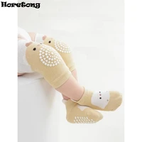Baby Knee Pad And Floor Socks Set Non-slip Crawling Cushion Infants Toddlers Socks Protector Safety Kneepad 2-piece Set Girl Boy 5