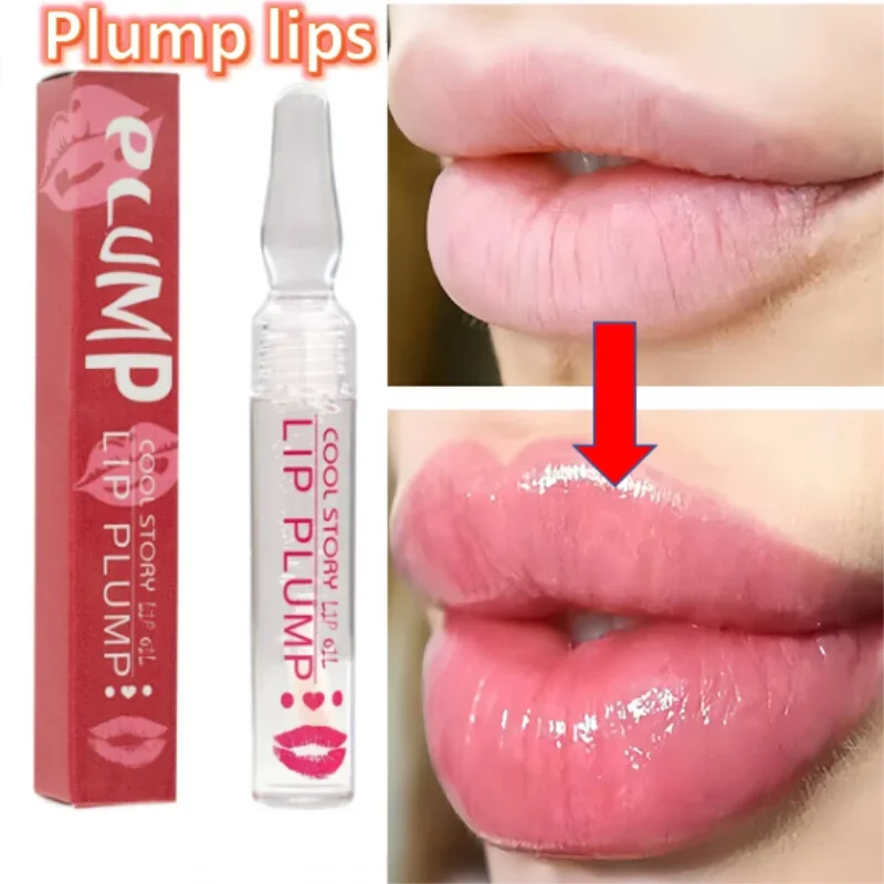 Lip Plump Serum Increase Elasticity Instant Volumising Essential Oil Moisturize Nourish Lip Reduce Fine Lines Care Cosmetic
