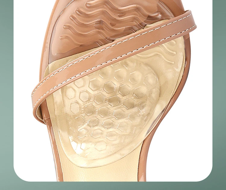 1–10 Paar Sandalen, Einlegesohlen für Damen zur Reduzierung von Reibung und Schmerzen, Silikon-Vorfußpolster, rutschfeste Fußpflegepolster – Detail 16