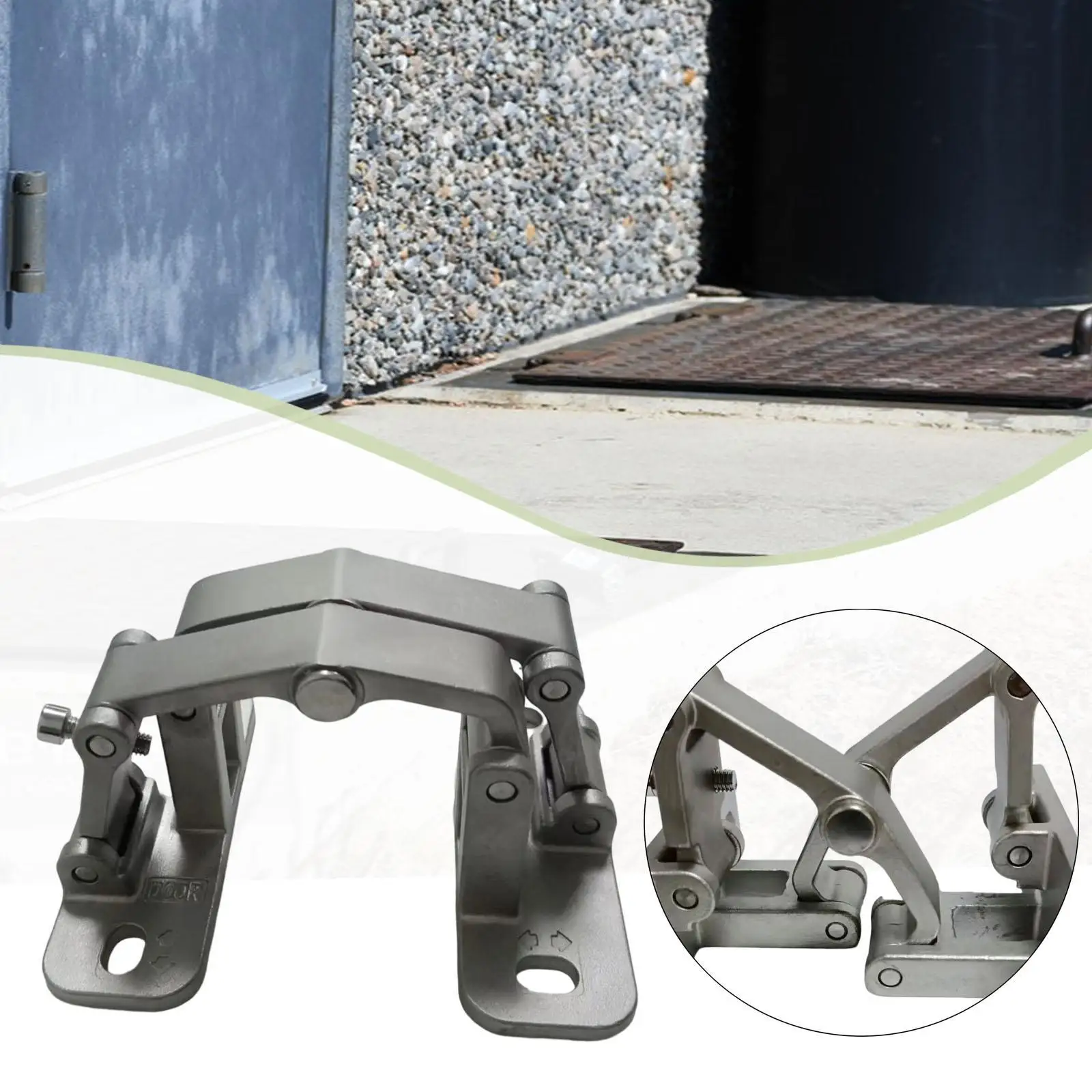 Invisible Stone Door Hinge Multifunctional 70kg Max Load High Strength Heavy Duty Accessories for Fence Gate Thick Doors Invisible Stone Door Hinge Multifunctional 70kg Max Load High Strength Heavy Duty Accessories for Fence Gate Thick Doors