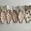 Summer New Baby Pants Korean Kids Spring Organic Cotton Loose Tiger Bear Floral Print Pants Boys And Girls Lantern Trousers 3