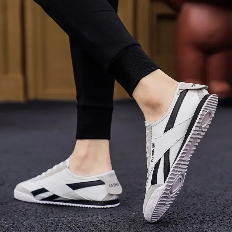 Sneakers Man Casual Canvas Lightweight Vulcanize Shoes For Men Chunky New In Designer Luxury Customs Korean Style Products Sale 2