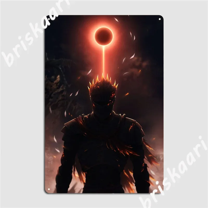 Soul Of Cinder Dark Souls Poster Metal Platform Pub Living Room Personalizza Murale Painting Tin Sign Poster