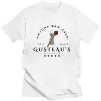 Ratatouille Shirt Chef Remy T-Shirt Pixar Rat King Anyone Can Cook Y2K Top Remy Gusteau's Shirt Cute Mouse Women's Print Shirt 2