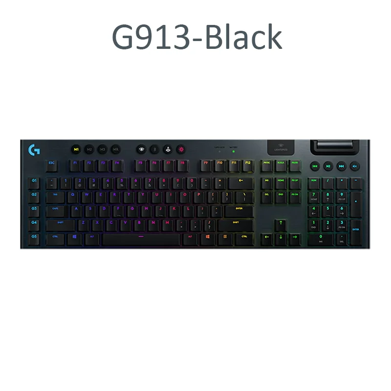 G913 TKL LIGHTSPEED Wireless RGB Mechan… Logitech G913 TKL Tenkeyless LIGHTSPEED Wireless RGB Keyboard
