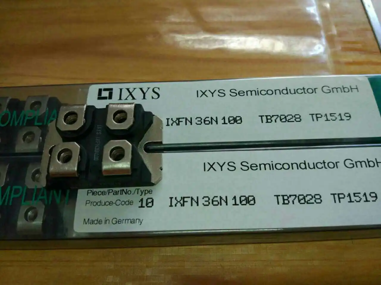 

IXGN60N60C2D1 module field effect rectifier tube after inquiry