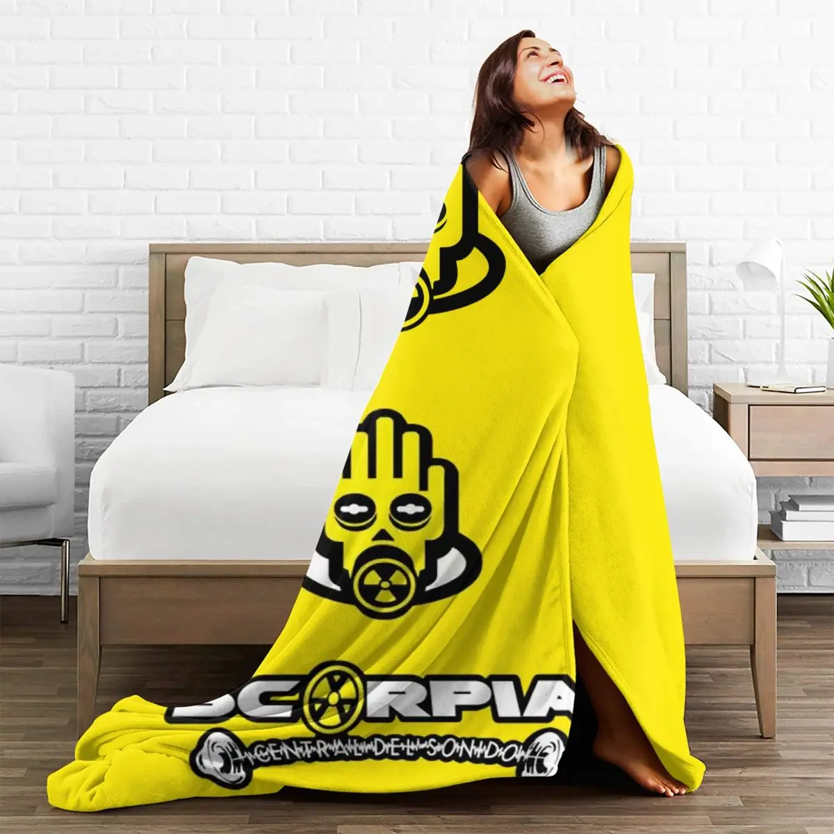 Scorpia - Central Del Sonido Blanket Fleece Multi-function Throw Blankets Sofa For Home Bedroom Outdoor Throws Bedspread Quilt 5