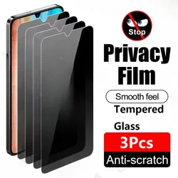 3 - Piece Anti - Spy Tempered Glass Privacy Screen Protector Set - 3PCS Privacy Glass (Galaxy A06)