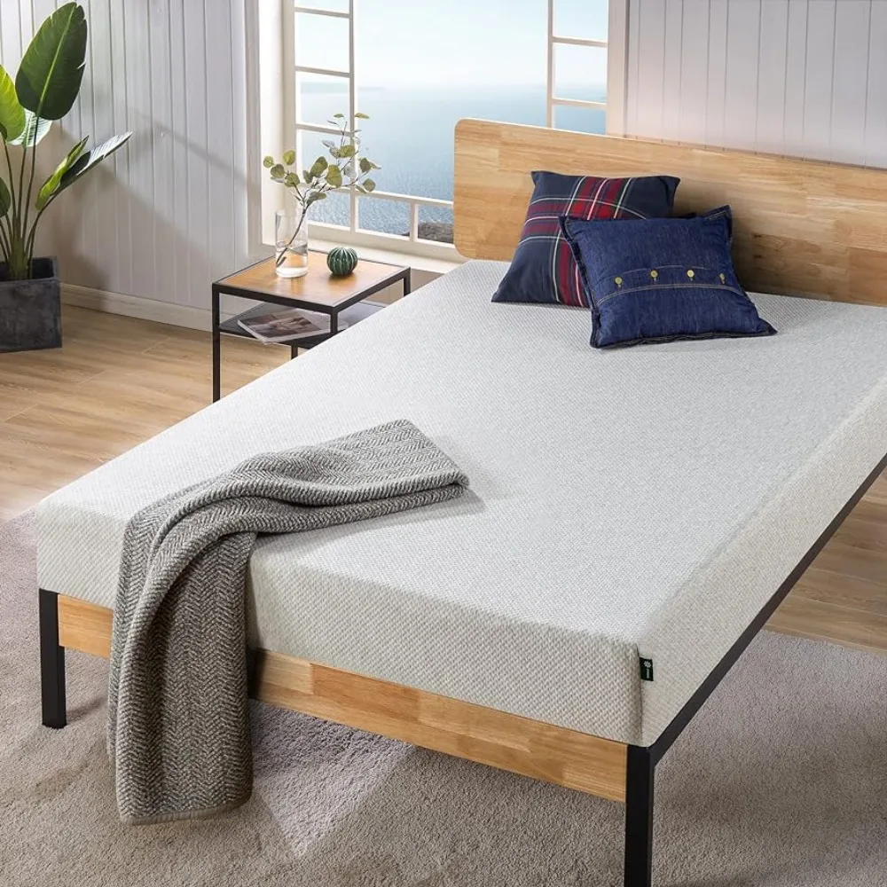 

Pressure Relieving Futon Pad 8 Inch Ultima Memory Foam Mattress Bed Mat Bed-in-a-Box Topper Mattress Queen Size Fiberglass Free