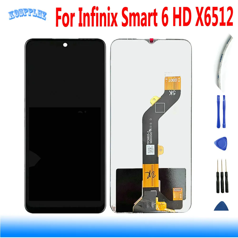 Infinix Smart 6 HD X6512用LCDディスプレイタッチスクリーン