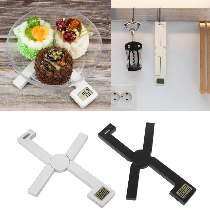Compact Folding Digital Kitchen Scale, Accurate Foldable Portable Scale Easy thumbnail 3