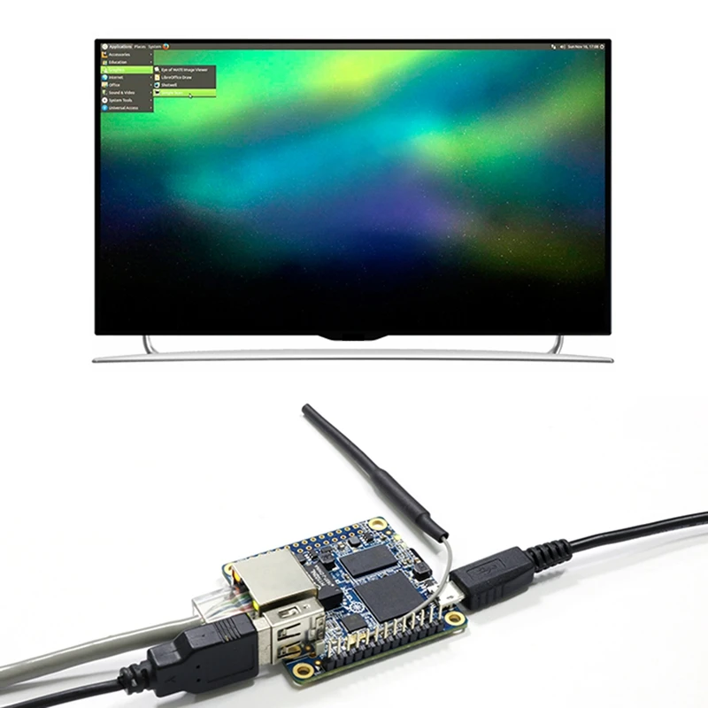 Orange Pi Zero ǻ   512MB Allwinner H2 ARM Cortex-A7  ھ α׷ ũ Ʈѷ