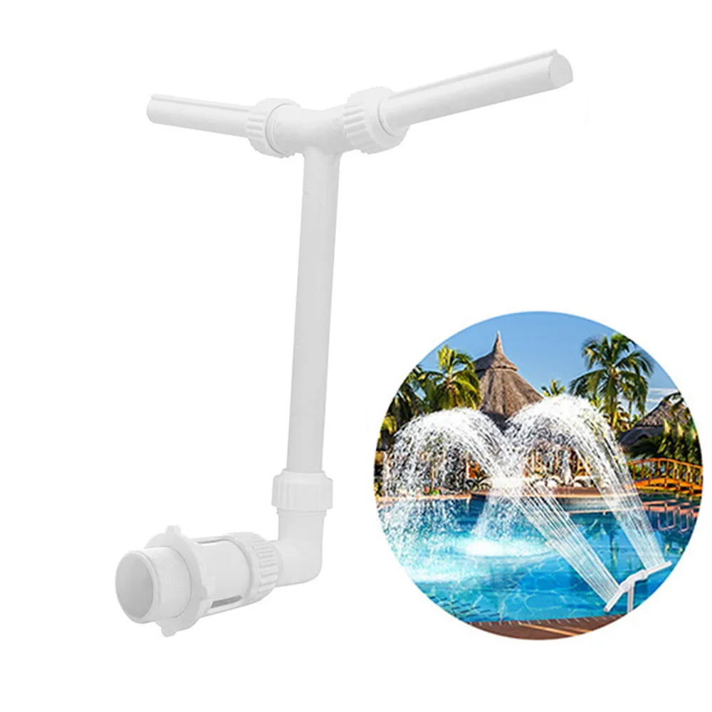 

Waterfall Swimming Pool Fountain Swimming Pool Fish Pond Waterfall Fountain Adjustable Pool Decoration Cooling Spray For Garden