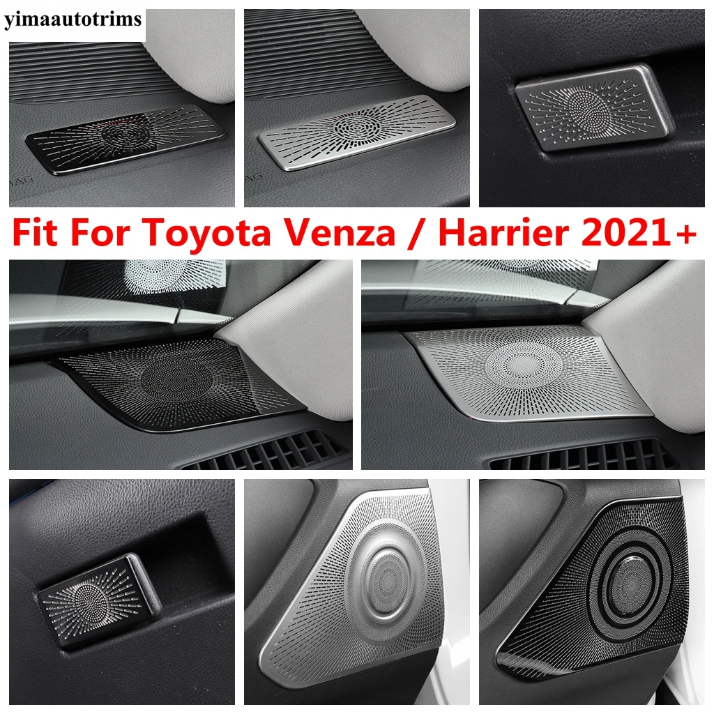 

Dashboard AC Air Vent / Door Speaker / Glove Box Panel Cover Trim For Toyota Venza / Harrier 2021 - 2023 Accessories Interior