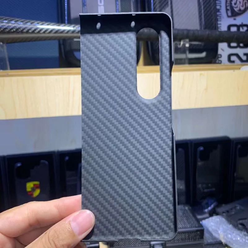 Case for Samsung Galaxy Z Fold4 W23 Ultrathin Carbon Fiber Aramid Anti-explosion Mobile Phone Protective Cases Protection Shell galaxy s22 ultra wallet case