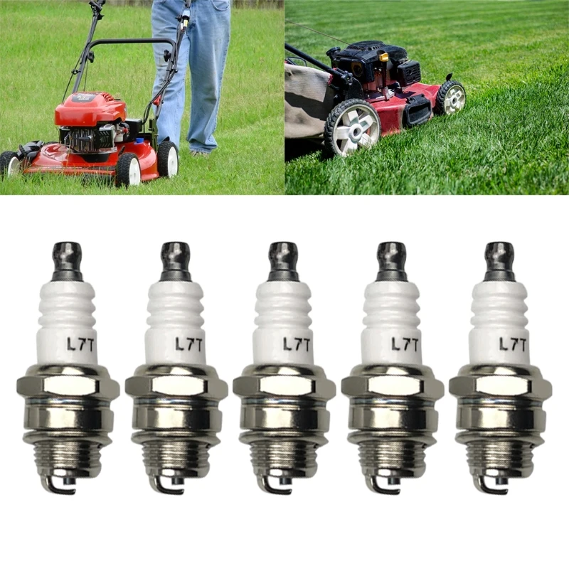 

5Pcs Spark Plug Fit for L7T BM6A BPMR7A RCJ6Y RCJ7Y WSR5F 33cc-49cc Trimmer Blower Replacements