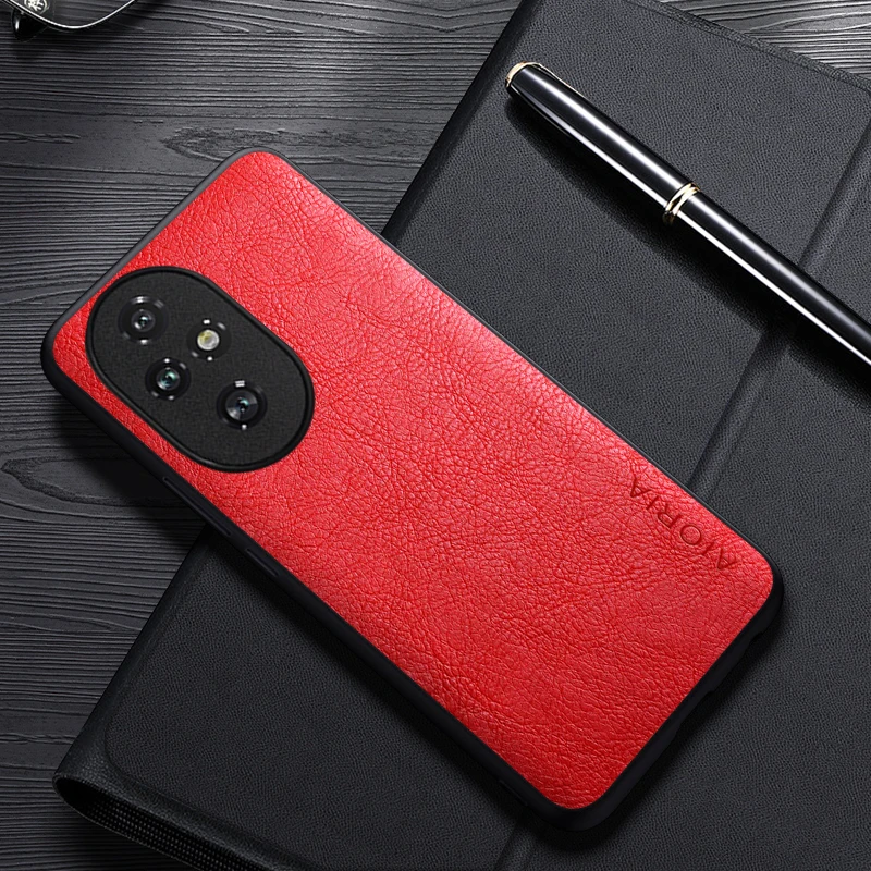 Luxury Leather Business Cover for Honor 200 Pro - Sleek and Sophisticated Design