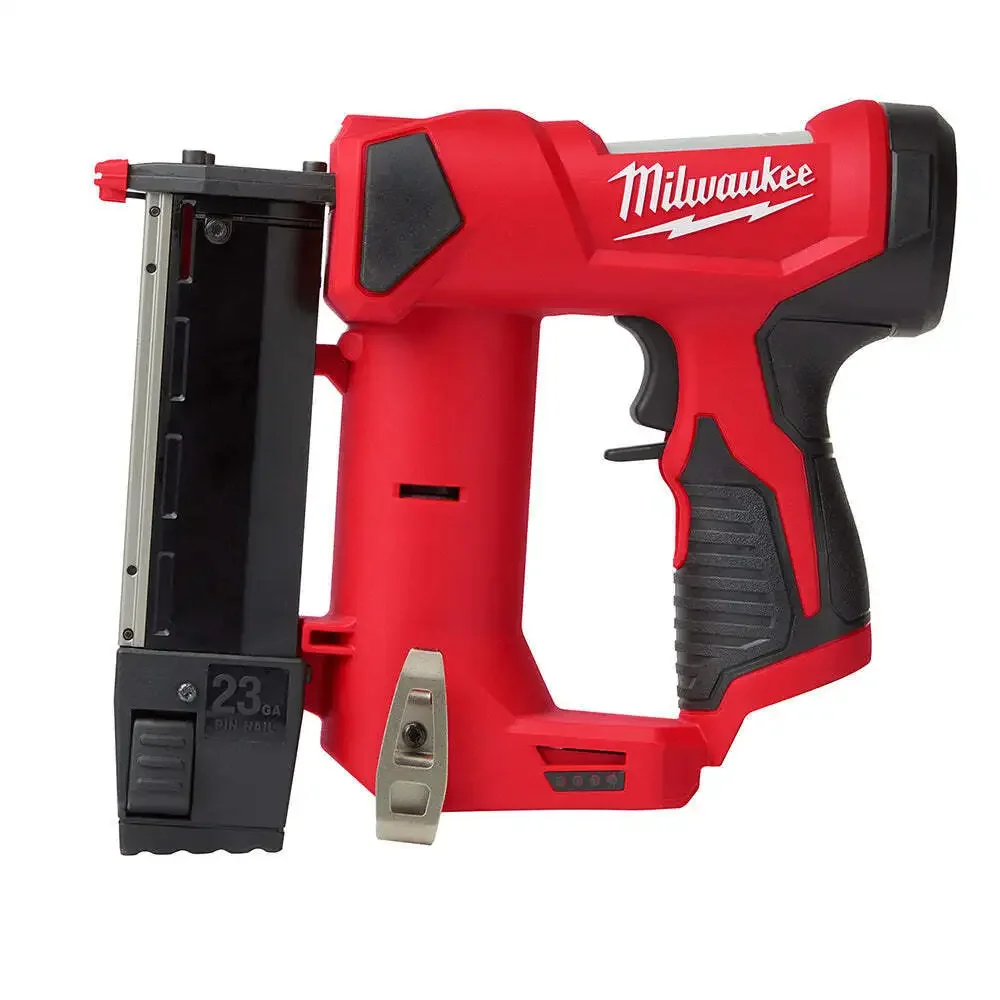 Milwaukee 2540-20 m12 12v 23 Gauge Compact Cordless Needle Automatic Nailing Machine - Tool Only- multifunction woodworking line scribe parallel line drawing ruler straight arc marking gauge automatic line scribing tool