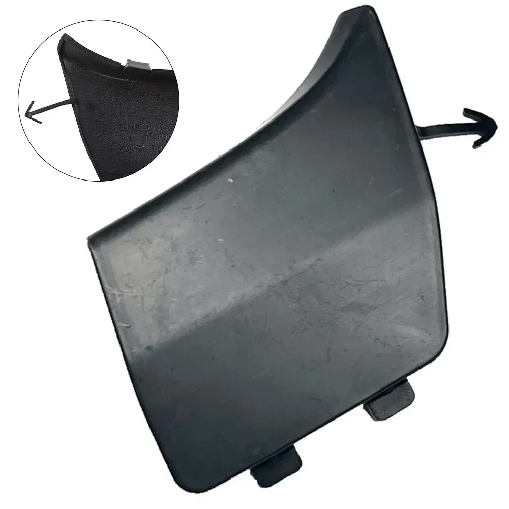 Car Rear Bumper Tow Hook Eye Cover Cap 6410F261 Black For For ASX Trailer Towing Hook Eye Cap