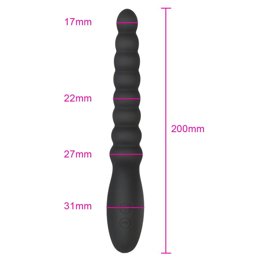10 Speed Dual Motor Vibrator Butt Plug Silicone Anal Dildo Vibrating Anal Bead G Spot Massage Sex Toys For Women Men Couples female sex toys anal plug vibrator vibrator sex toy dildo sex toys