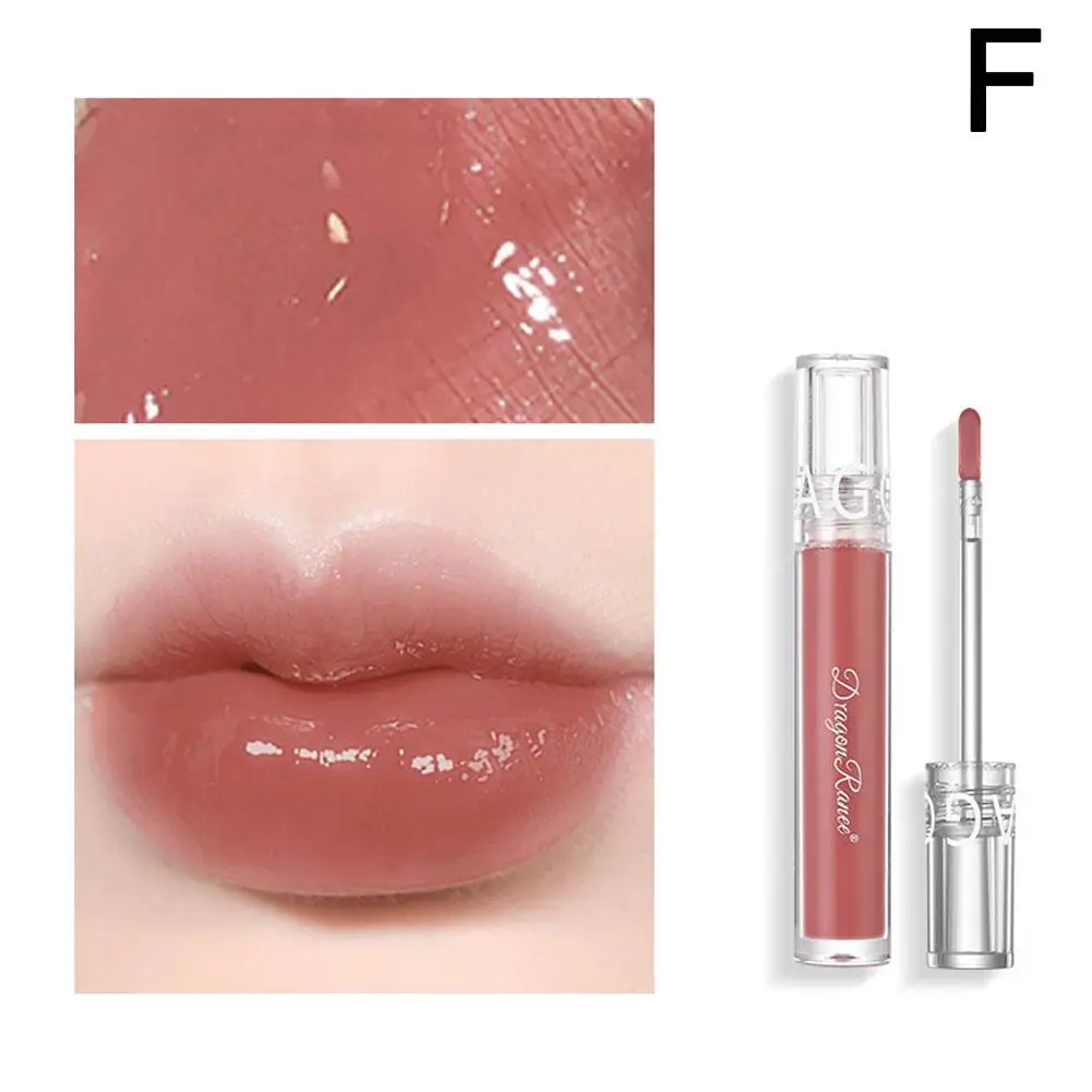 Mirror Water Lip Gloss Lip Glaze Transparent Glass Liquid Lipgloss Lipgloss Cosmetics Lipstick Lips Lasting Oil Waterpr W4O1