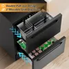 24 Inch Under Counter Dual Drawer Beverage Fridge, Weather Proof Outdoor Beverage Refrigerator for Patio 5