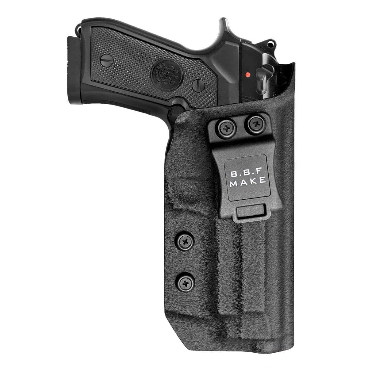 Beretta 92FS 92A1 96A1 Holster IWB Kydex Holster for Beretta 92 A1 / 96 A1 / 92 FS Case-(Black, Right Hand)