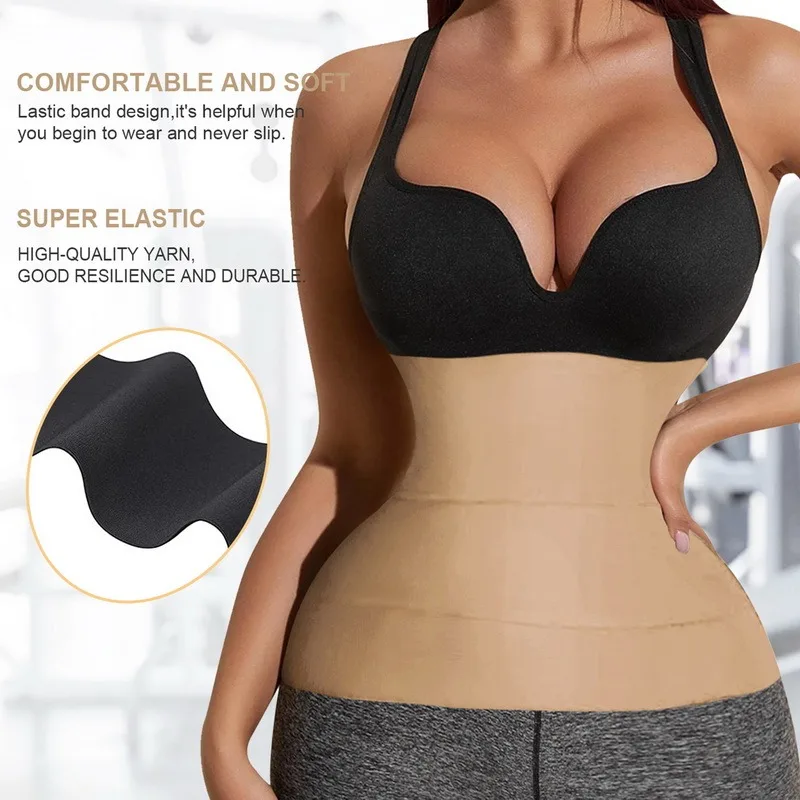 Waist Trainer for Women Tummy Wrap Waist Trimmer Belt Slimming Body Shaper Plus Size Invisible Wrap Waist Trainer Waist Support skims shapewear