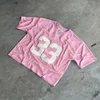 Y2K Mesh #33 Jersey Quick Dry TShirt Breathable Streetwear Men Women Oversized College SportWear Unisex Football Training Tshirt 2