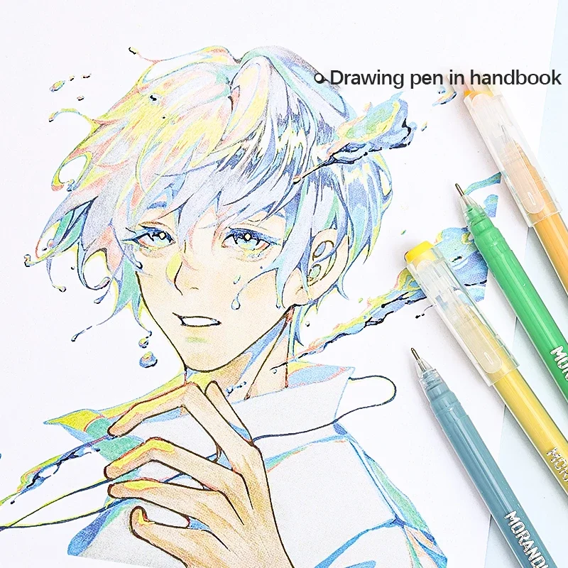 Vibrant Color Gel Pen Set - Kawaii Stationery for Journaling & School Supplies