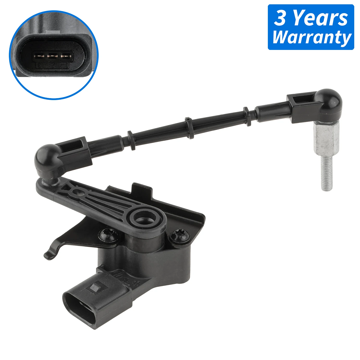 Rear Left Headlight Level Sensor 4M0941309H,4M0941309K,4M0941309G For AUDI Q7/SQ7 -,Q8/SQ8 -24,VW Touareg -