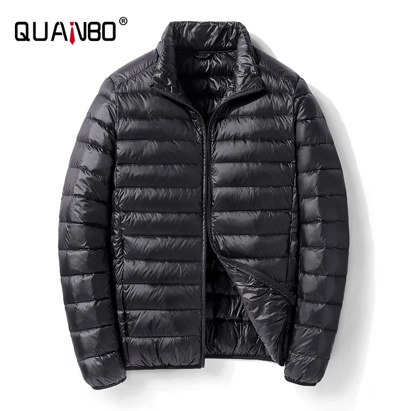 5 Colors Men's Lightweight Packable Down Jacket Breathable Puffer Coat Water-Resistant New Top Quality Male Puffer Jacket