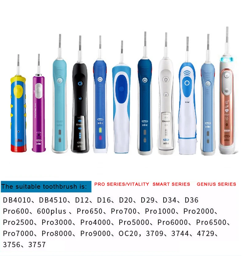 Replacement Toothbrush head For Oral B For Cross Action Electric Toothbrush Brush Heads Vitality nozzles 2