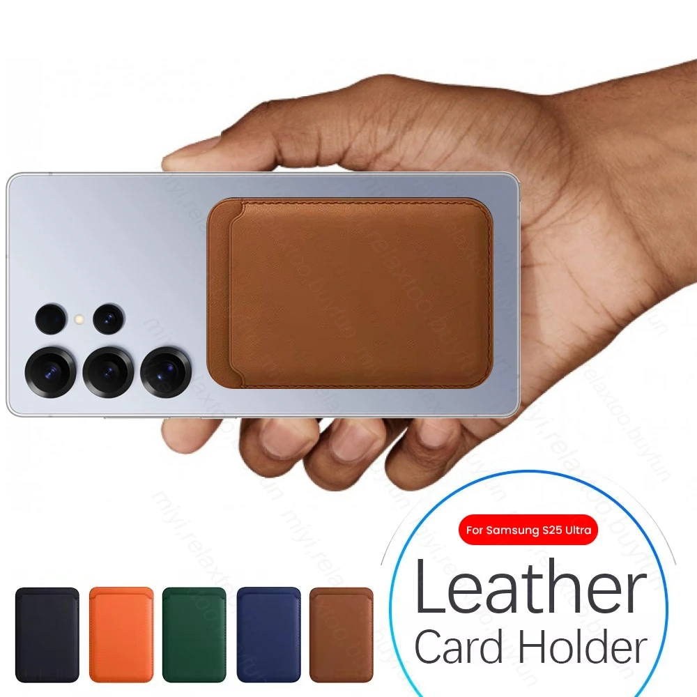 Premium Magnetic Leather Wallet Bag with Card Slot Holder