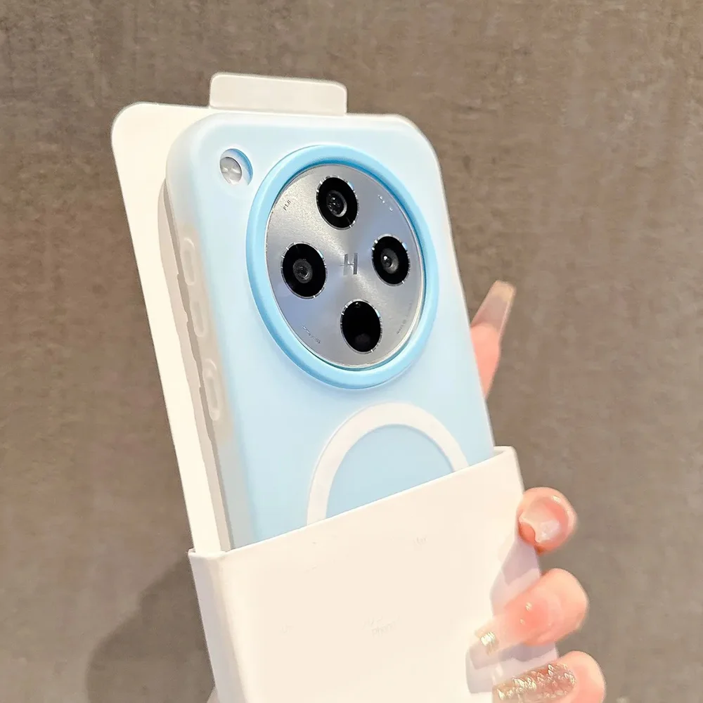 Luxury Candy 2-in-1 Matte Magnetic Magsafe-Compatible Wireless Charging Clear Soft Cover Case