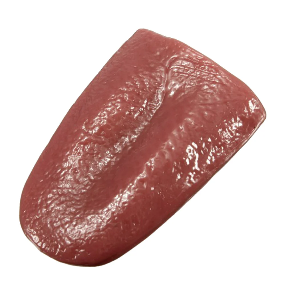 

3Pcs Tongue False Realistic Tongue Horrific Tongue Prop Artificial Body Parts Tricks Toys Accessories