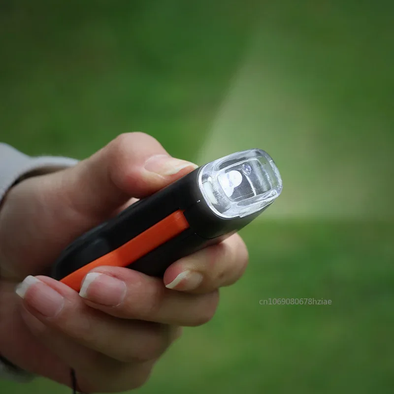 7-in-1 Multifunctional Whistle Outdoor Camping Survival Whistle with LED Light Thermometer Compass Hiking Travel Accessories