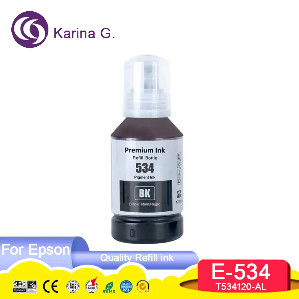 534 T534 T534120-AL Premium Compatible Color Water Based Bottle Refill DGT Tinta