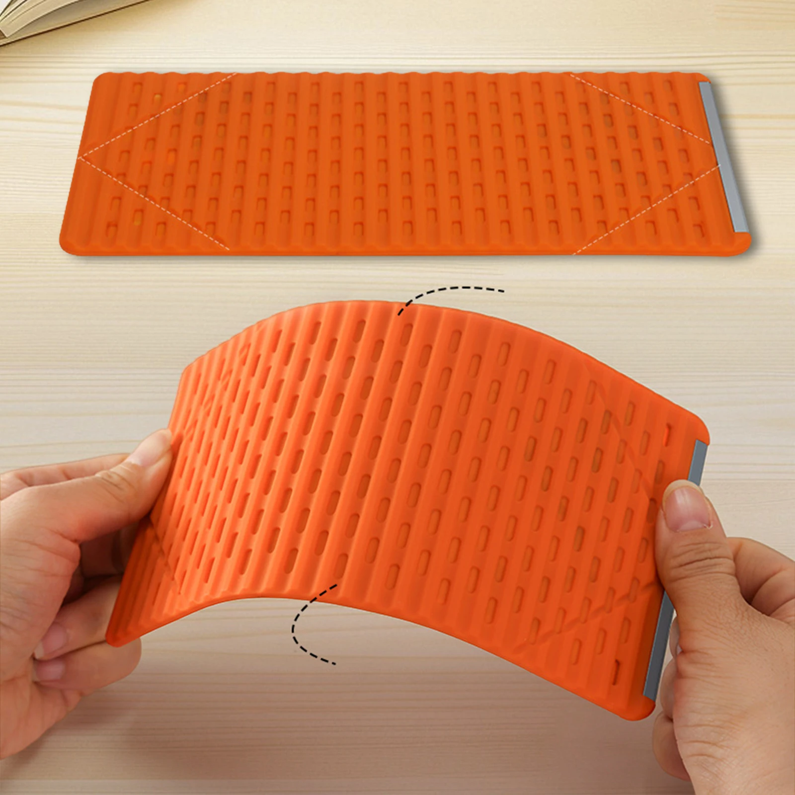 유연한 휴대폰 거치대, 접이식 실리콘 데스크탑 태블릿 노트북 스탠드, 휴대용 조절 가능 범용 홀더 (여행/사무실용)