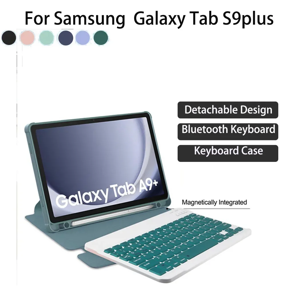 

Wireless lightweight Keyboard Case For Samsung Galaxy Tab S6 lite10.4 inch Bluetooth leather case Keyboard Stand Magnetic Funda