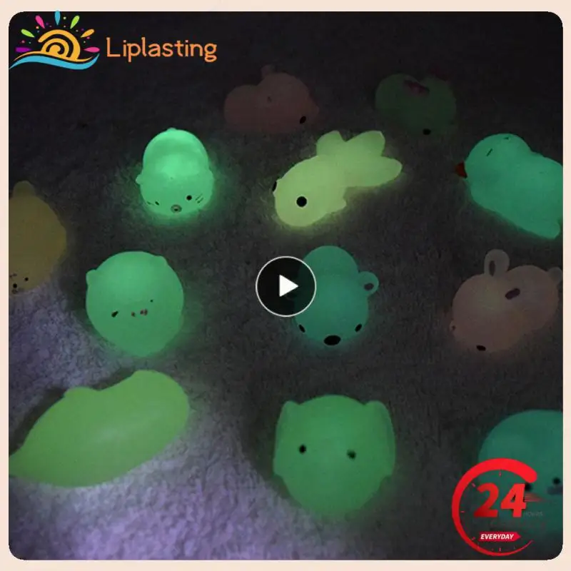 

Светящиеся кавайные игрушки, милые животные, антистресс, снятие стресса, искусственная кожа, мягкие липкие сжимаемые игрушки для снятия стресса, забавные Подарочные игрушки