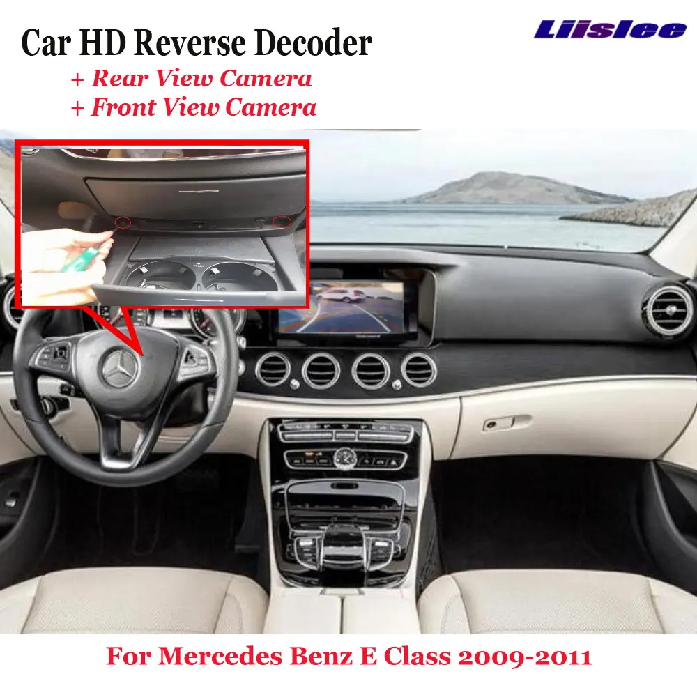

Для Mercedes Benz E-Class W212 2009-2011, Автомобильный видеорегистратор, передняя камера заднего вида, декодер обратного изображения, оригинальное обновление экрана