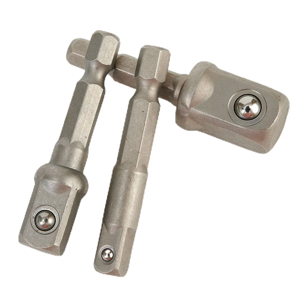 

Newest Tools Socket Bit Adapter Socket Extension Rod Hex Shank Power Tools Silver 1/2\\\\\\'\\\\\\'(12.7mm) Socket Adapter